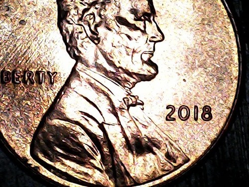 2018 Lincoln Shield Cent Die Crack Reverse - Picture 8 of 9