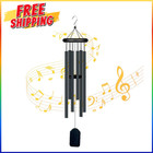 Outdoor Memorial Wind Chimes Home Garden Tone Bells Alloy Tubes 6 Aluminum Bell