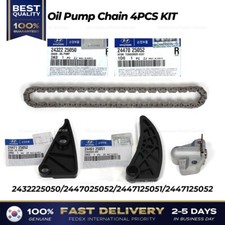 ⭐Genuine⭐ Oil Pump Chain 4PCS KIT for Hyundai Sonata Kia Forte