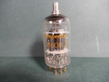 Mullard Amperex Orange Logo Gold Pin 8608 Vacuum Tube (1) NOS Case Pack Untested