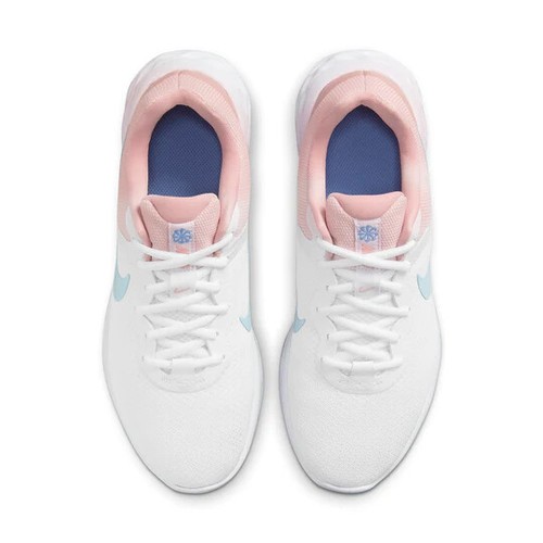 Nike Revolution 6 NN DC3729-100 Women's Pink White Low Top Running Shoes NR6420 - 第 28/60 張圖片