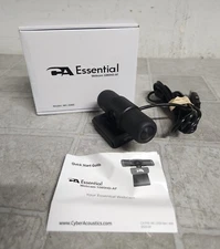 New Cyber Acoustics CA Essential Webcam 1080HD-AF Model WC-2000