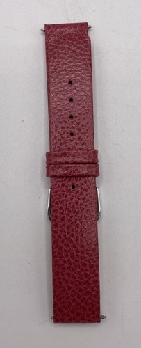 Uhrenarmband 18mm Alpine International Echtleder Burgund Neu - Bild 5 von 5