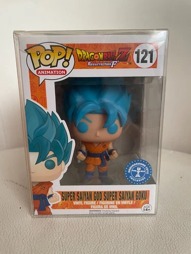 EXCLUSIVE UNDERGROUND TOYS SUPER SAIYAN GOKU GOD #121 DRAGON BALL 
