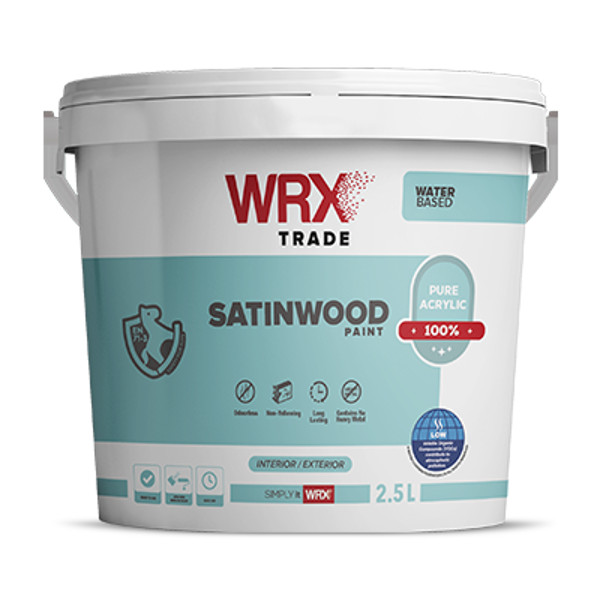 WRX TRADE WATER-BASED SATINWOOD PAINT
