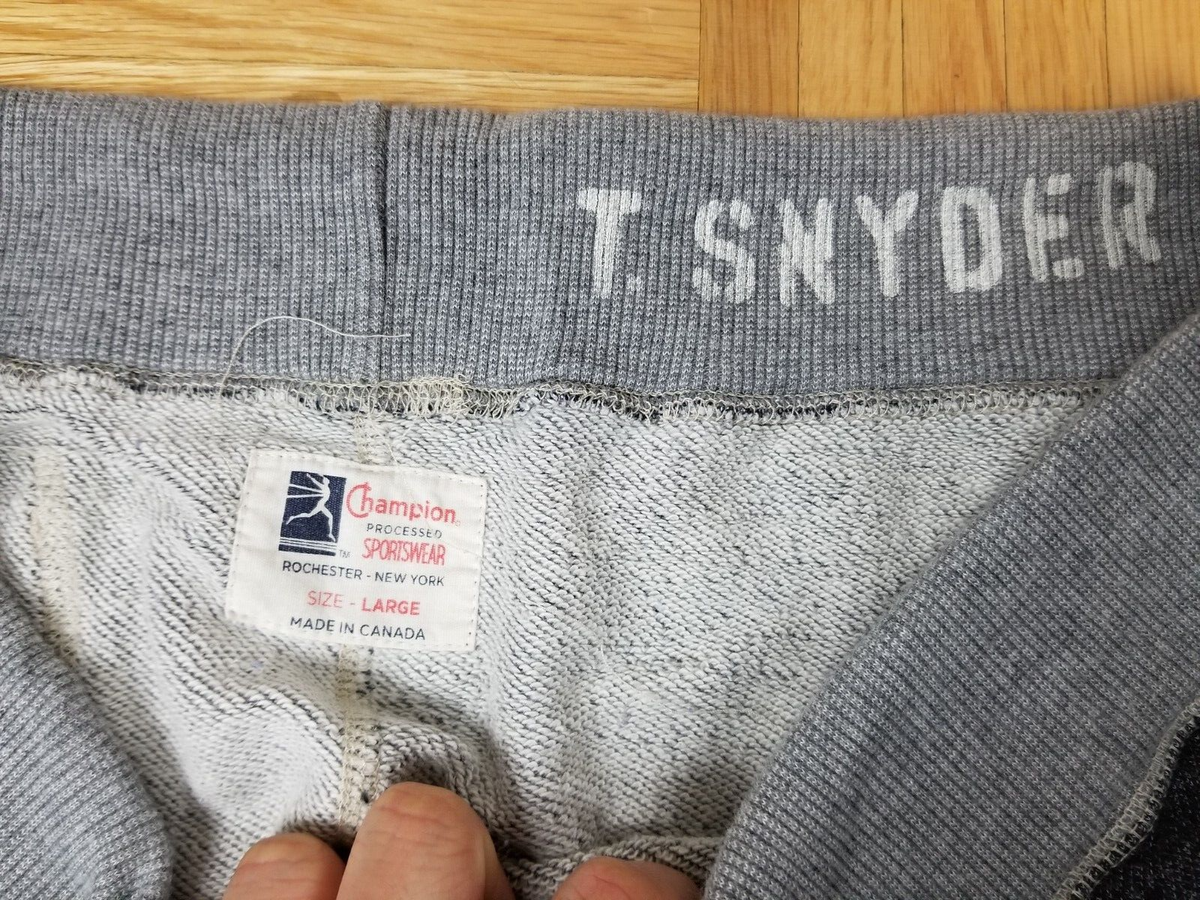 VINTAGE 50' CHAMPION REPRO RUNNER TAG 2 TONES SWEATPANTS SZ VINTAGE 50' CHAMPION REPRO RUNNER TAG 2 TONES SWEATPANTS SZ