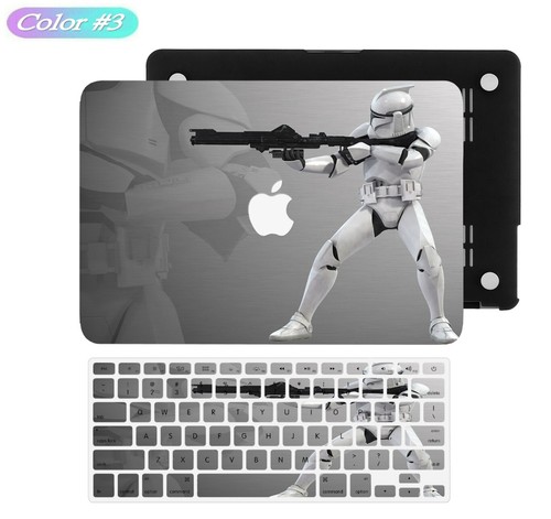 Star Wars Movie Hero Characters Rubberized Hard Case Cover For Macbook Air Pro - Afbeelding 13 van 30