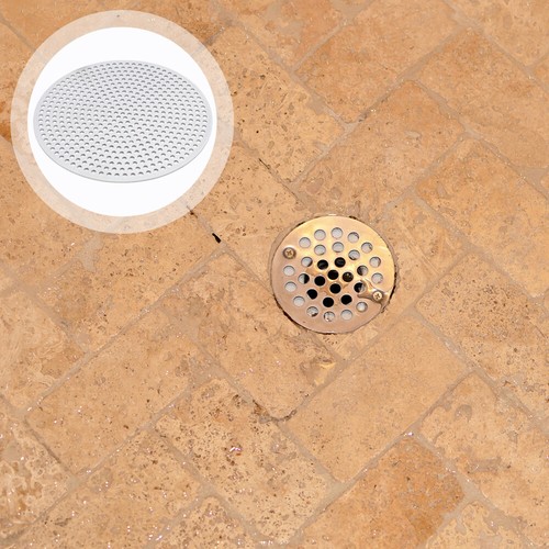 Filtro copri scarico a pavimento in acciaio inox filtro lavabo bagno colini - Foto 8 di 12