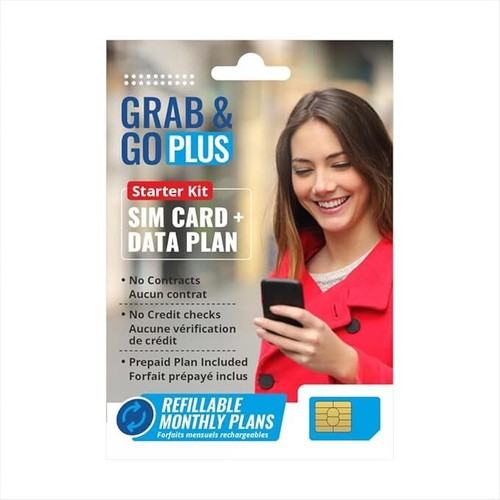 Lucky Mobile 4G LTE Kit de Démarrage Carte SIM Prépayée 35$ - Talk Canada illimité -... - Photo 5/5