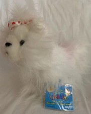Webkinz White Yorkie Pink Accents And Bow 8” New Sealed Code Fluffy Puppy Dog