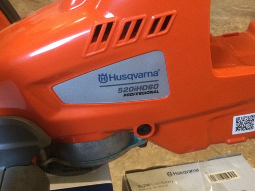 NEW HUSQVARNA 520IHD60 24" Cordless Hedge Trimmer: Battery & Charger included! - Picture 5 of 6