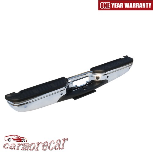 Chrome Rear Step Bumper W/ Park Sensor Holes For 1999-2007 Ford F-250 FO1101141 - Picture 6 of 12