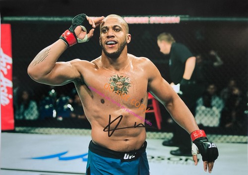 Ciryl Gane Autographed signed photo