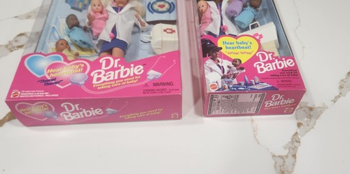 ZWEI! Vintage Mattel AA und blonde 1995 Dr. Barbie Puppen! Neu im Karton #15803 und #14315 - Bild 5 von 17
