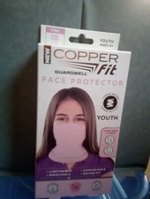 New Copper Fit Guardwell Face Neck Gator/Protector 30 UPF Pink Youth One Size