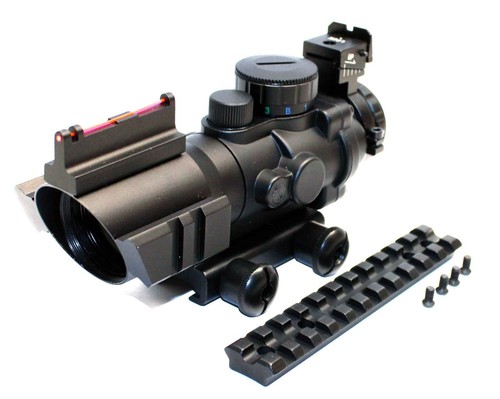 Tactical 4x32 scope sight mildot reticle for ruger 10/22 model hunting aluminum. - Picture 1 of 16