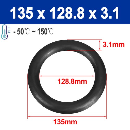 Metric O Ring Rubber Sizes 10mm to 495mm EPDM O-Rings Seal Oring Orings Black - Picture 111 of 179