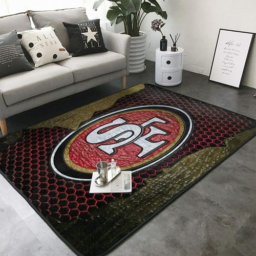San Francisco 49ers Area Rugs Living Room Anti-Skid Area Rugs Floor Mats Carpets - Picture 24 of 25