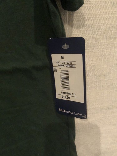 Camiseta para mujer MLS Portland Timbers manga corta cuello en V talla M nueva - Imagen 4 de 10