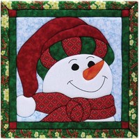 Quilt Magic 12-inch By 12-inch Snowman Kit, New, Free Shipping Quilt Magic 12-inch By 12-inch Snowman Kit, New, Free Shipping