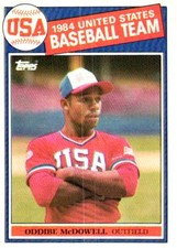 1985 Topps #400 Oddibe McDowell