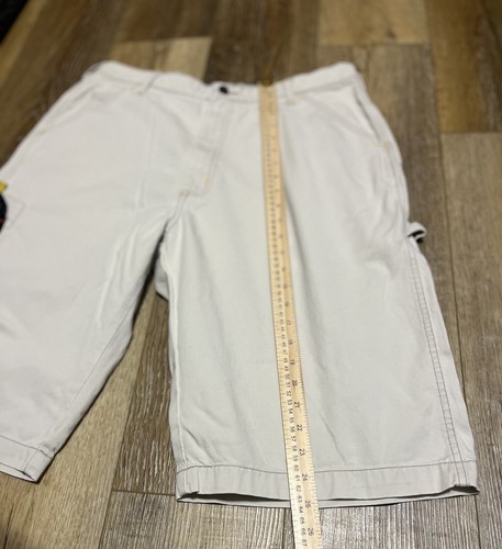Vintage Polo Ralph Lauren Cargo Shorts 90's Cell Phone Pocket Sz 34 Long Skater - Picture 12 of 13
