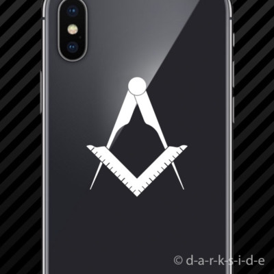 2 Adesivi Cellulare Emblema Massonico Massoneria Masonic Vari Colori Rayd Workshop