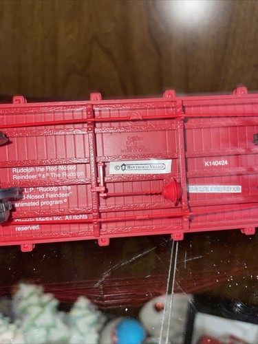 Hawthorne Village Rudolph’s Christmas Town Express Frohe Weihnachten Gondelwagen - Bild 21 von 24