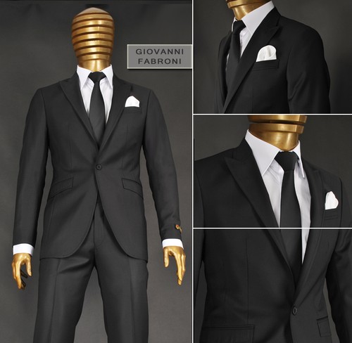 120 7 pièces classique messieurs CostumeHommes Costume en Noir taille 48 afficher le titre d'origine 120 7 pièces classique messieurs CostumeHommes Costume en Noir taille 48 afficher le titre d'origine