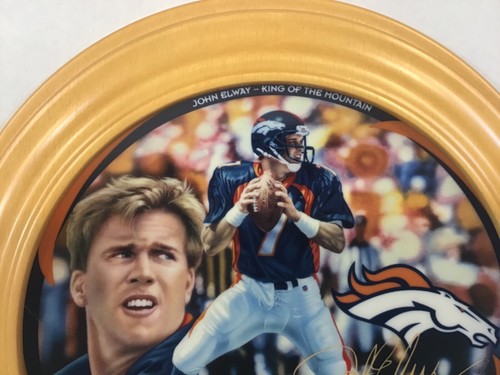 Piatto da collezione John Elway: King of the Mountain "Super Bowl Champion" Bradford - Foto 2 di 7