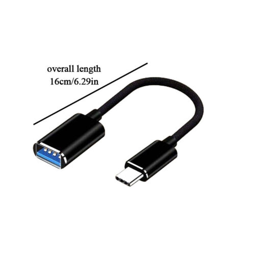 USB-C 3.1 Type C Male to USB 3.0 Type A Female OTG Adapter Converter Cable Cord - Picture 4 of 15