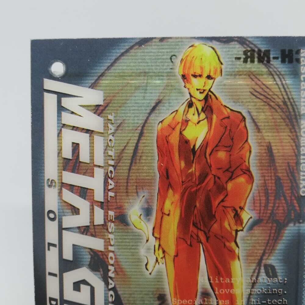 009 Nastasia Romanenko Metal Gear Solid Trading card Plastic Back