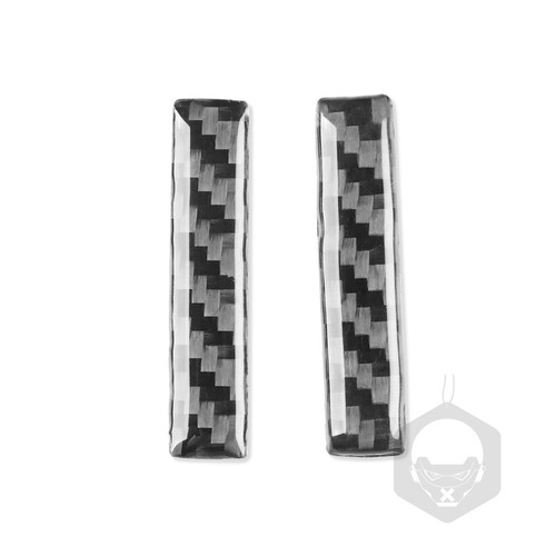 Luz de advertencia de fibra de carbono real borde lateral para Mazda CX-9 2016-2023 - Imagen 5 de 5