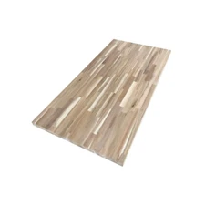4 ft. Unfinished Acacia Butcher Block Countertop: 25 in. Depth, Standard Edge