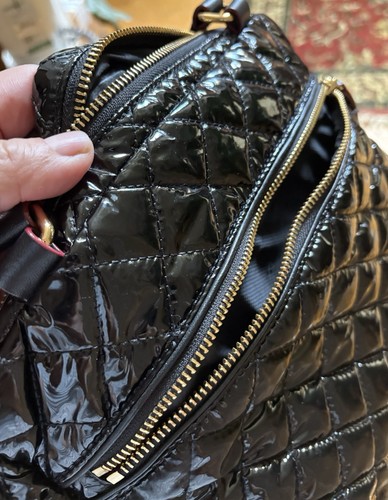 MZ Wallace Crosby Crossbody Handtasche, schwarz Lack  - Bild 9 von 19