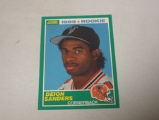 1989 Score Football Rookie #246 Deion Sanders RC