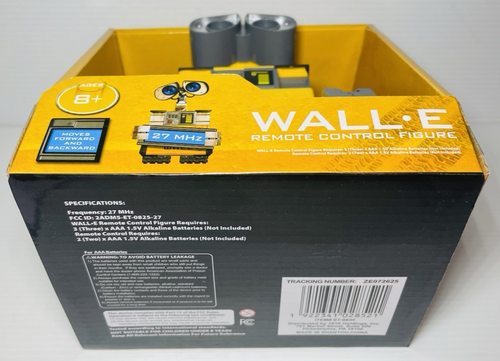 Disney Pixar WALL-E Remote Control Robot Figure 6" 27MHz RC Toy NIB. - Afbeelding 11 van 15