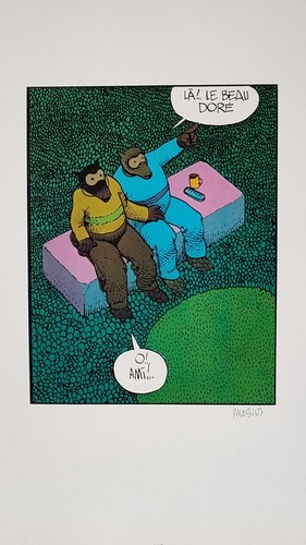 JEAN GIRAUD MOEBIUS 1984 SERIGRAFÍA COLOR LITOGRAFÍA ARTE IMPRESIÓN FIRMADA PG 10 - Imagen 2 de 6