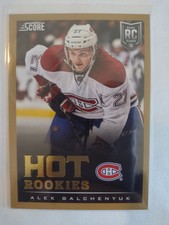 2013-14 Score Gold Hot Rookies Alex Galchenyuk Rookie Rc