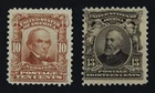 CKStamps: US Stamps Collection Scott#307 308 Mint H OG #308 Tiny Thin
