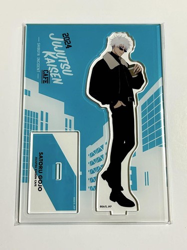 Jujutsu Kaisen Cafe 2024 Shibuya Incident Acryl Ständer Gojo Satoru Offiziell Neu - Bild 22 von 24