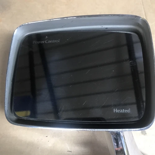 1970's 1980's Cadillac LH Heated Side Mirror OEM 1975 76 77