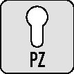 BKS Zimmertür-Einsteckschloss 0415 PZW 24/ 55/72/8 mm DIN links silber käntig... - Afbeelding 3 van 3