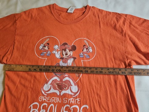 Camisa de béisbol Oregon State Beavers Mickey Mouse adulto XL - Imagen 2 de 9