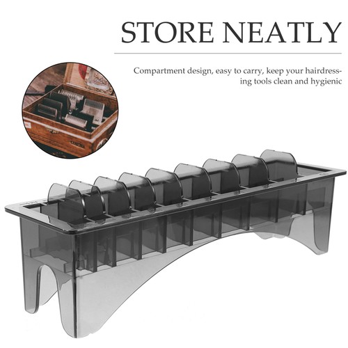 Hair Styling Tool Child Barber Guard Holder Box Supplies Storage Organizer - Picture 7 of 12