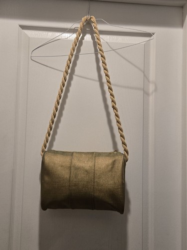 RODO Italy Leather Shoulder Bag Golden Logo - Picture 6 of 13