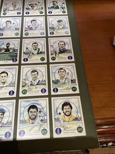 Victoria Gallery Trading Cards Ashes Winning Captains 25 No. Mounted 15 X18 Inch - Picture 4 of 10