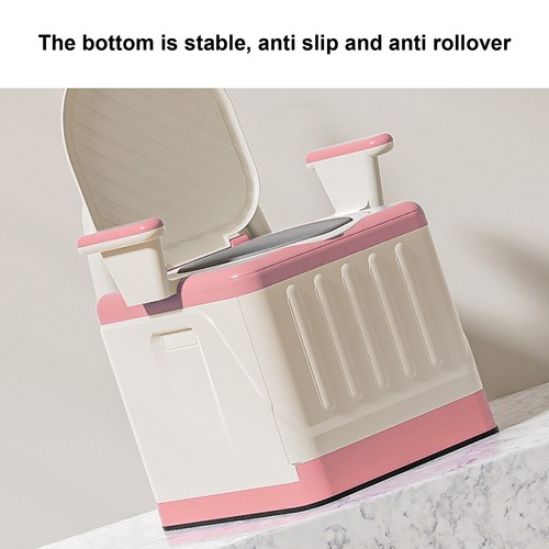 Bedside Commode For Adults Anti Slip Soft Padded High Weight Capacity Bedside Co - Picture 23 of 24