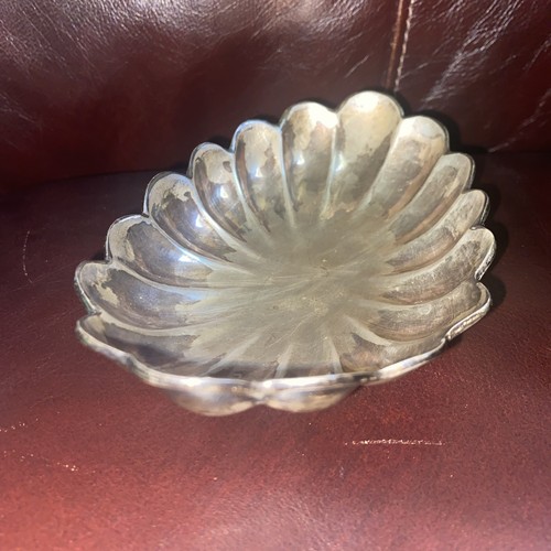 Antik Camusso Peru Sterlingsilber 925 überbackene kleine Schmuckschale mit Füßen - Bild 5 von 12