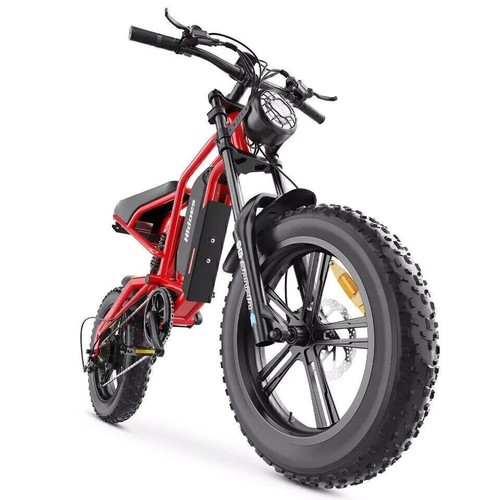 Hidoes B6 20" Fat Tyre E-Bike Mountain Electric Bike 48V 15.6AH Battery 31MPH UK - Bild 8 von 21